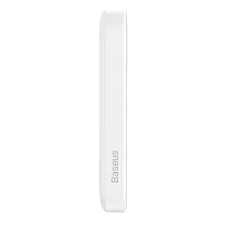 Зовнішній акумулятор Baseus Magnetic Mini Air Wireless Fast Charge Power Bank 6000mAh 20W Stellar White(With Simple Series Charging Cable Type-C to (P10059002223-00) - мініатюра 8