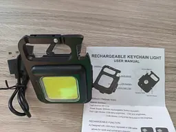 Ліхтарик карабін Rechargeable Keychain Light акумуляторний юсб-с - мініатюра 7