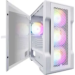 Корпус 1stPlayer T3-WH-4F1-W White [146394] - мініатюра 2