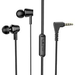Навушники HOCO M86 Oceanic universal earphones with mic дротова гарнітура чорна