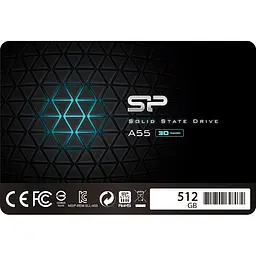 Накопичувач SSD Silicon Power Sata 2.5" 512Gb A55 480 500 (SP512GBSS3A55S25)