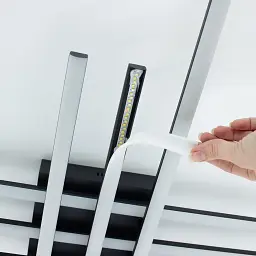 Керована світлодіодна люстра LINE 6L RC 100 Вт 860x860x90 мм Чорна ESLLSE - мініатюра 5