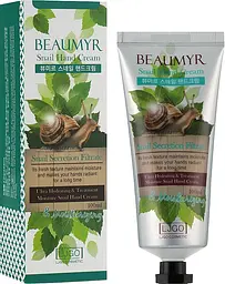 Крем для рук Juno Beaumyr Snail з екстрактом муцину равлика