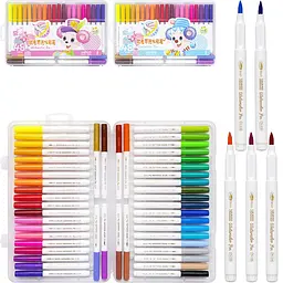 Набір маркерів-пензликів Water Color Pen 48 кольорів 228-48 - мініатюра 2