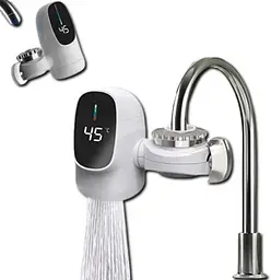 Водонагрівач WATER HEATER ZSW-D03 • Електрична насадка на кран з проточним водонагрівачем і LCD дисплеєм