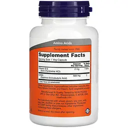 Габа Now Gaba Neurotransmitter Support 500 мг 100 капсул - мініатюра 2