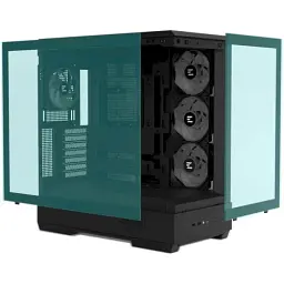 Корпус Zalman P50 DS, Black, Mid Tower, без БЖ, для ATX / Micro ATX / Mini ITX, 1xType-C / 2xUSB 3.0, макс. CPU - 178 мм / VGA - 435 мм, 4x120 мм ARGB, бічна та передня панелі із загартованого скла, LCD екран (CPU / GPU / Time) - мініатюра 9