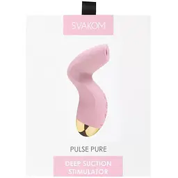 Вакуумний кліторальний стимулятор Svakom Pulse Pure Рожевий - мініатюра 8
