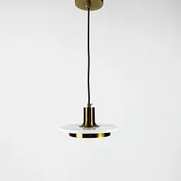 Підвіс Lumina із білим мармуровим плафоном LED в стилі Ар-деко Line.F SC 2/1 WH - мініатюра 9