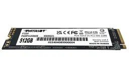 Твердотільний накопичувач SSD 512Gb, Patriot P320, PCI-E 3.0 x4, M.2 2280, 3D TLC, 3000/2200 МБ/с (P320P512GM28) - мініатюра 2