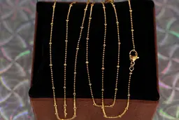 Ланцюг Xuping Jewelry з дрібними кульками 35 см золотистий