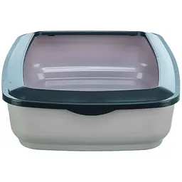 Туалет Trixie Mio для кошенят з бортами пластиковий прозорий 38 x 12 x 50 см - мініатюра 6