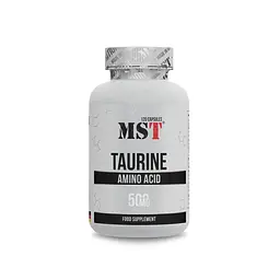 Таурін MST Nutrition Taurine, 120 капсул для підтримки загального здоров'я