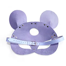 Шкіряна маска мишки Art of Sex - Mouse Mask, колір Лавандовий - мініатюра 4