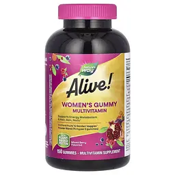 Комплекс для здоров'я жінок Nature's Way Alive! Women's Gummy, 150 желейок - мініатюра 1