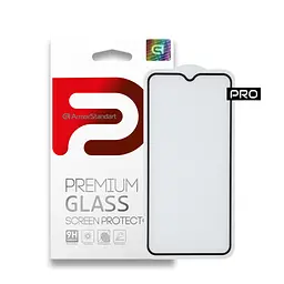 Захисне скло на Samsung Galaxy A10 (A105)/A10s (A107)/M10 (2019) (M105) з олеофобним покриттям, Pro, повне проклеювання, антистатичний і пиловідштовхуючий шар, 9H, самоклеючеся, 2.5D, на весь екран, антистатичний клей, ArmorStandart (ARM55359-GPR-BK)