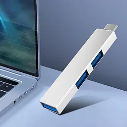 Адаптер перехідник GT Type-C 3.1 на USB 3.0 Сірий (С051250) - мініатюра 2