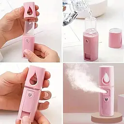 Портативний зволожувач для обличчя Nano Mist Soraver AND MSK-3445 рожевий - мініатюра 5