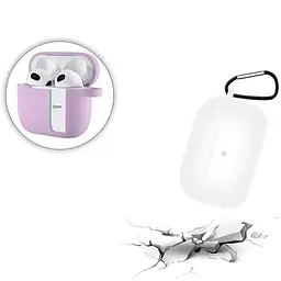 Чохол BeCover Silicon для Apple AirPods (3nd Gen) Transparancy (707232) - мініатюра 4