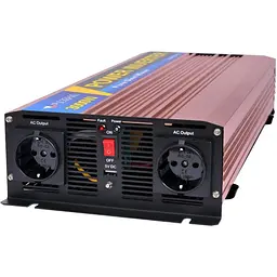Автомобільний інвертор Pulsepad PSW-3000 12V 3000W Pure Sine Wave [111706] - мініатюра 2