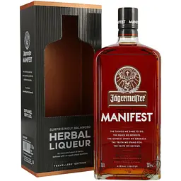 Лікер Jägermeister Manifest 38% 1 л у подарунковій упаковці (4067700017796)