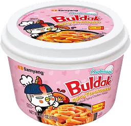 Ттокококки Buldak Carbonara Samyang острые в сливочном соусе 185 г