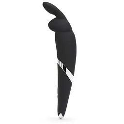 Вібратор Happy Rabbit Rechargeable Wand Vibrator -мікрофон з кролячими вушками, 26.6х4.6 см - мініатюра 2