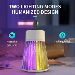 Лампа від комарів Mosquito Killing Lamp YG-002, сіра, 5 Вт, світильник з акумулятором - мініатюра 3