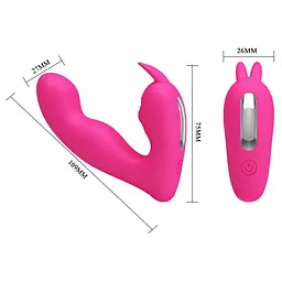 Вібратор Pretty Love Josephine G-spot 10.9 см рожевий - мініатюра 4
