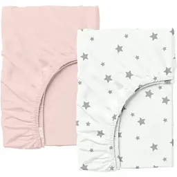 Набір простирадл на резинці Cosas ROSE STAR 60х120х12 см (SetSheet_Rose_StarGrey_120x60)