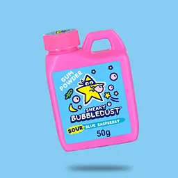 Жуйка-Порошок Sweet Bandit Sneaky Bubbledus Блакитна Малина 50g