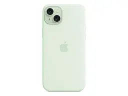 Чохол для смартфона Apple iPhone 15 Plus Silicone Case with MagSafe - Soft Mint (MWNG3) - мініатюра 5