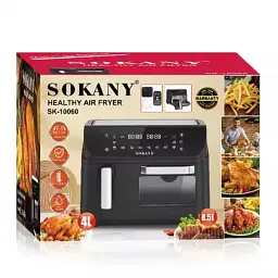 Аерофритюрниця Sokany SK-10060 з 2 чашами, сенсорне керування - мініатюра 5