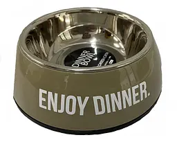 Миска для котів і собак Hungry, 175 мл, лате