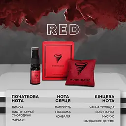 Автомобільне аромасаше Hurricane Red Standart [104127] - мініатюра 2