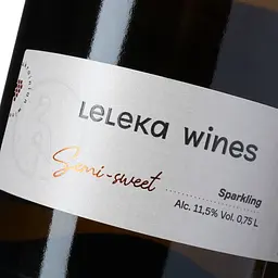 Вино ігристе Leleka Wines Semi-Sweet біле напівсолодке 0.75 л - мініатюра 6