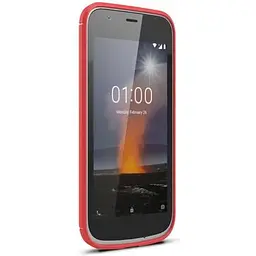Чохол PRIMO Carbon Fiber для Nokia Series 1 Dual Sim Red - мініатюра 2