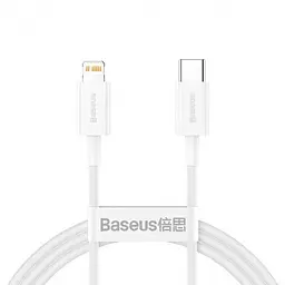 Кабель Baseus Superior Series Fast Charging Data Cable Type-C to iP PD 20W 0.25m White - мініатюра 1
