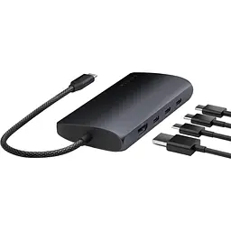 Адаптер Satechi USB-C Multiport Adapter 8K with Ethernet V3 Midnight (ST-P8KED) - мініатюра 5