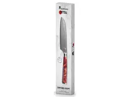 Японський ніж Santoku Bergner MasterPro Tetsu 12.5 см (BGMP-4129-BR) - мініатюра 3