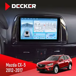 Штатна магнітола Mazda CX-5 2012-2017 Decker D9-010 6x128, DSP, 4G, 2K Decker (НФ-00004724)