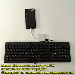 Перехідник Type-C на HDMI + USB3.0. Адаптер для MacBook, ноутбук. (Живлення 1 x Type-C, 1 x HDMI, 1 x USB) - мініатюра 16