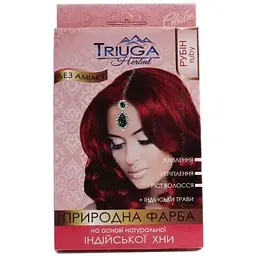 Фарба на основі хни Triuga Рубін Природна 25г