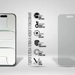 Плівка захисна Armorstandart hydrogel Matte Apple iPhone 17 Air (ARM86174) - мініатюра 2