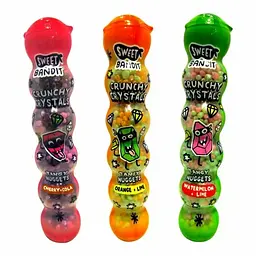 Кислі цукерки Sweet Bandit Crunchy Crystals 80g - мініатюра 2