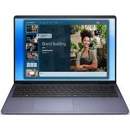 Ноутбук Dell 16 DC16250, 16 inch 1920 x 1200, 150U 10 C/12 T, 1.8GHz - 5.4GHz, 12 MB cache, 55 W, 16 GB DDR5, 512 GB