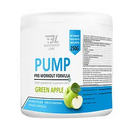 Передтренувальний комплекс Bodyperson Labs Pump, 250 грам - Зелене яблуко