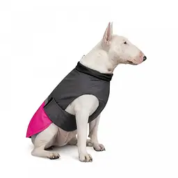 Попона Pet Fashion Roy для собак, розмір 2XL, малиново-сірий - мініатюра 2
