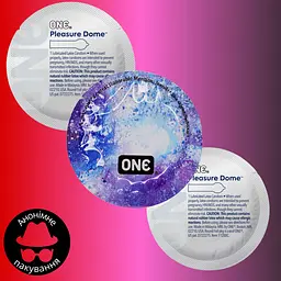 Презерватив One Pleasure Dome з розширеною голівкою 1 шт. - мініатюра 3