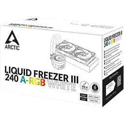 СВО Arctic Liquid Freezer III 240 A-RGB White (ACFRE00150A) - мініатюра 7